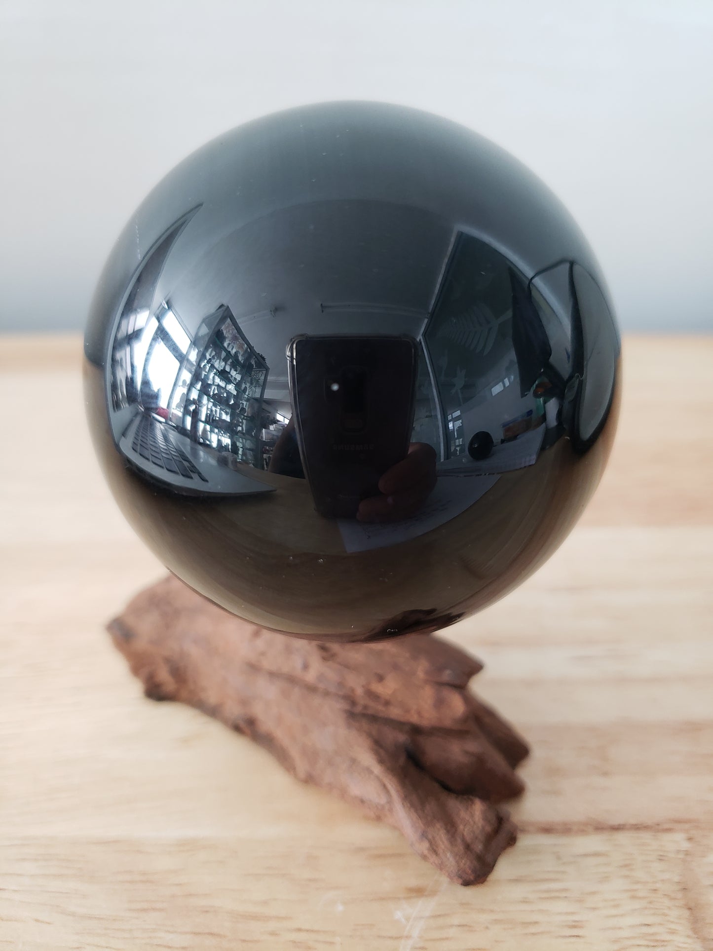 Rainbow Obsidian Spheres