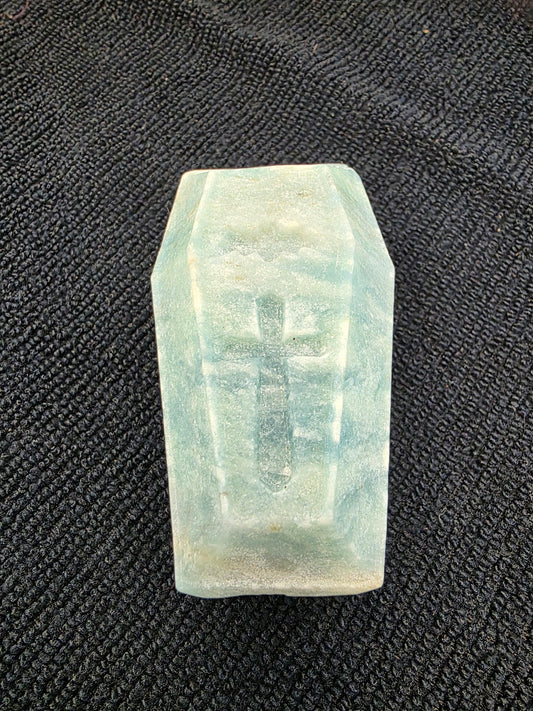 Blue Calcite Coffin