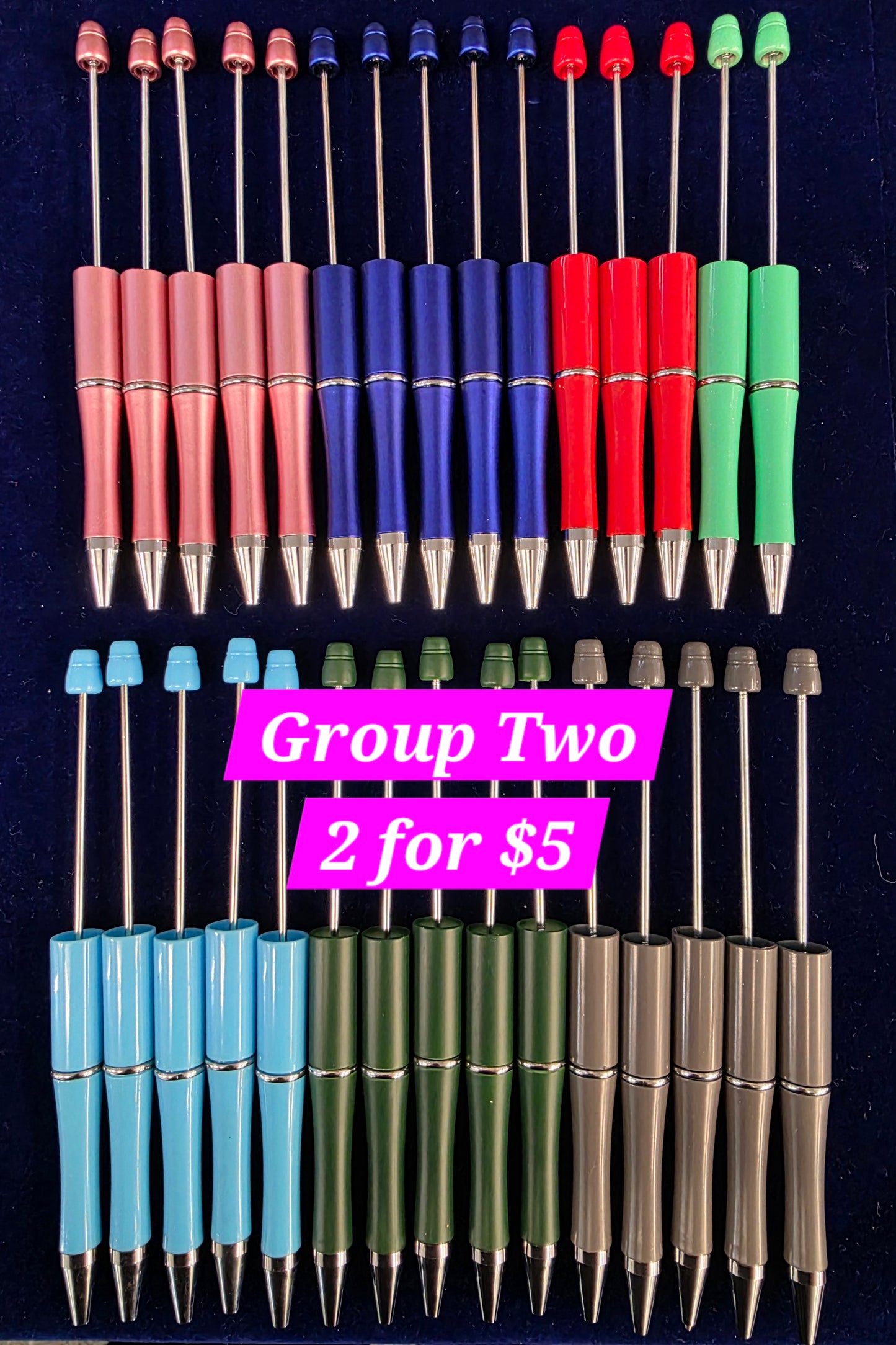 2 For $5 Bead Pens