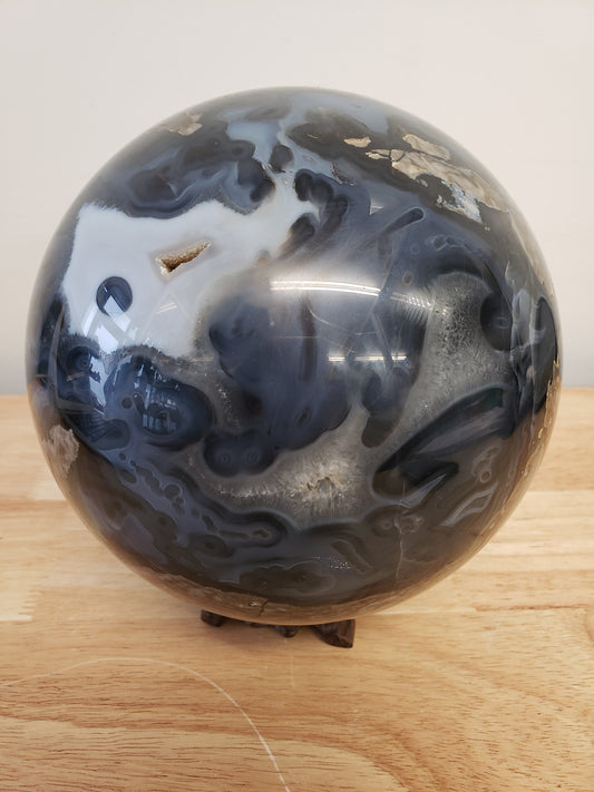Volcano Agate XL Sphere