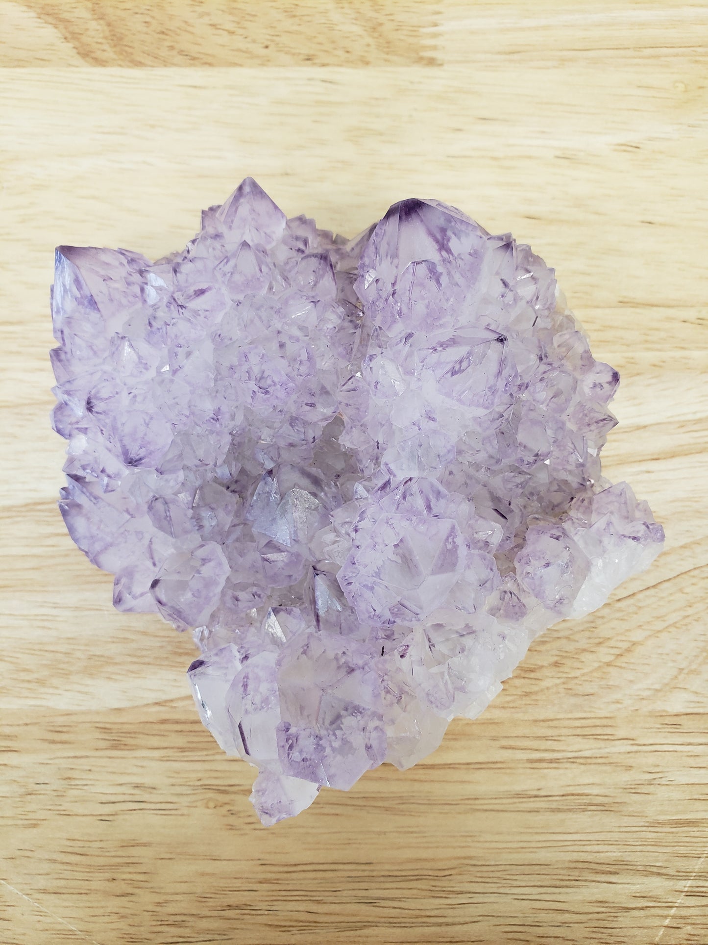 Purple Spirit Quartz Clusters