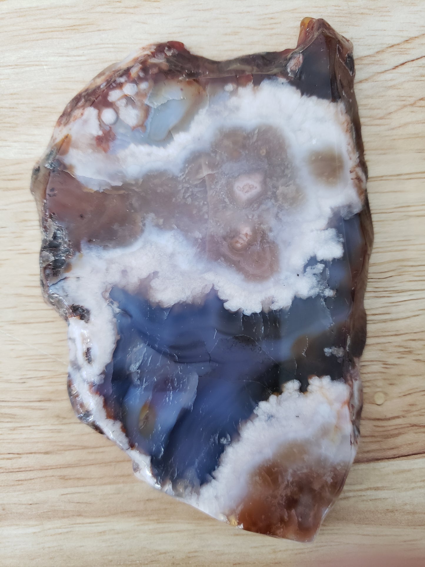 Blue Flower Agate Slabs