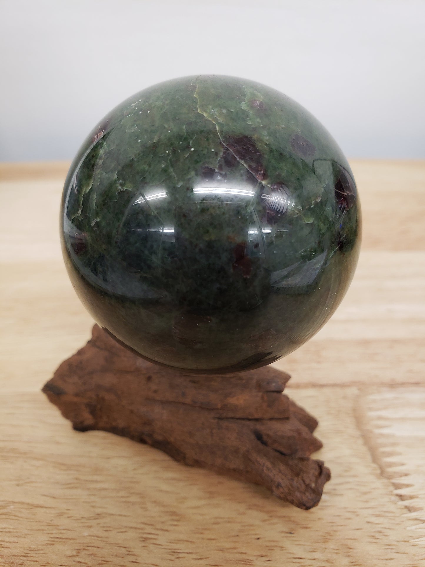 Ruby Zoisite Spheres
