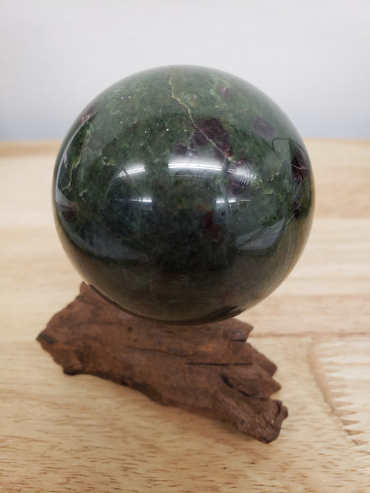 Ruby Zoisite Spheres