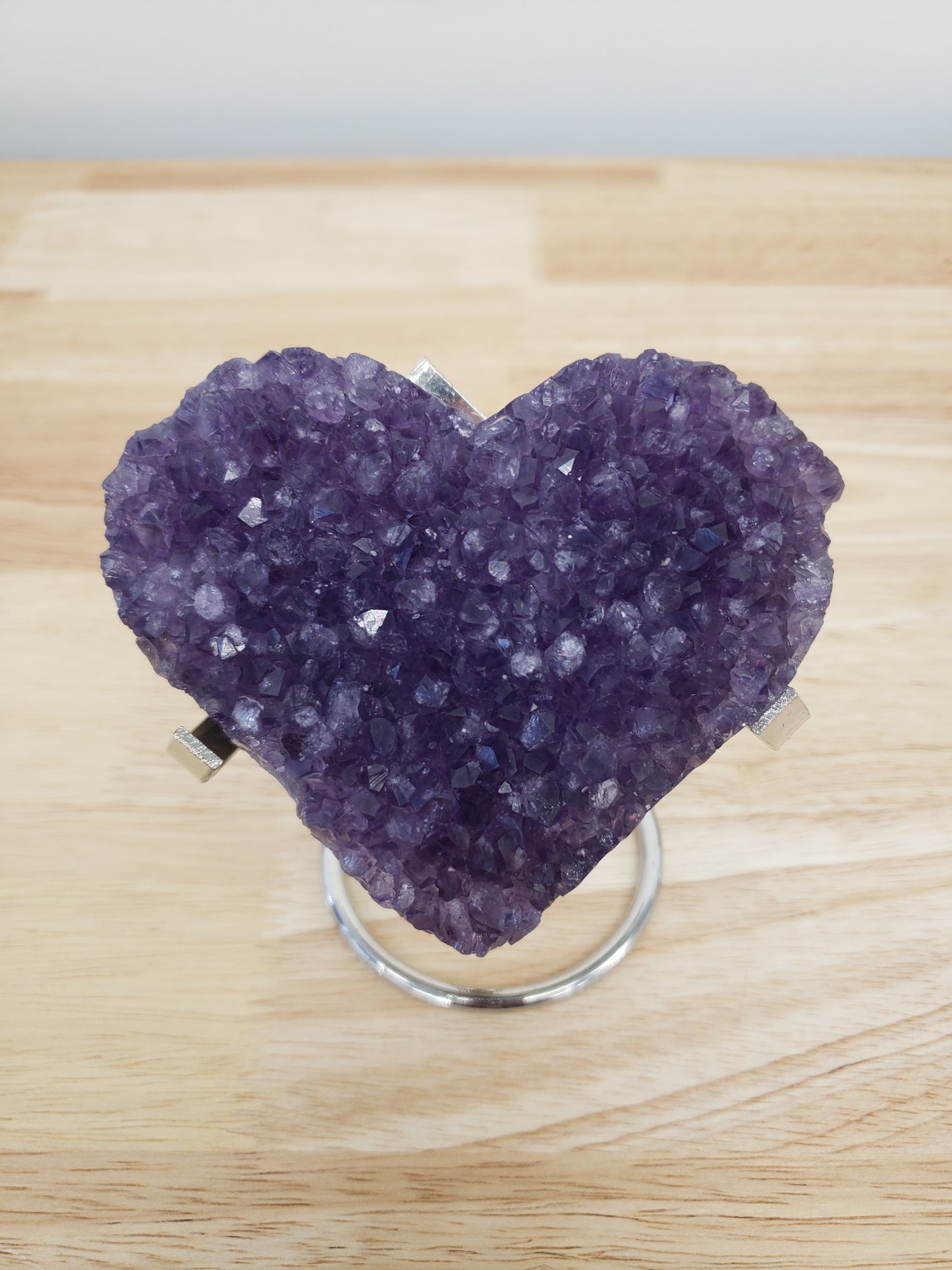 Amethyst Heart Cluster