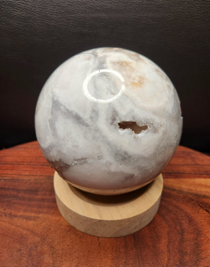 Pink Amethyst Druzy Sphere