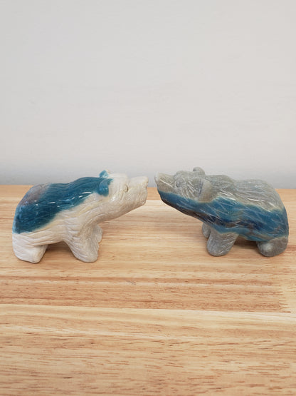 Troilite Bear Carvings