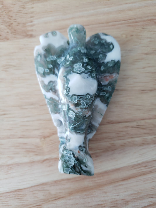 Moss Agate Assorted Mini Carvings
