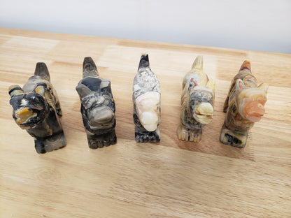 Wolf Assorted Carvings