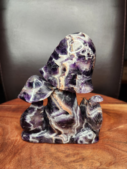 Dream Amethyst Mushroom Carving