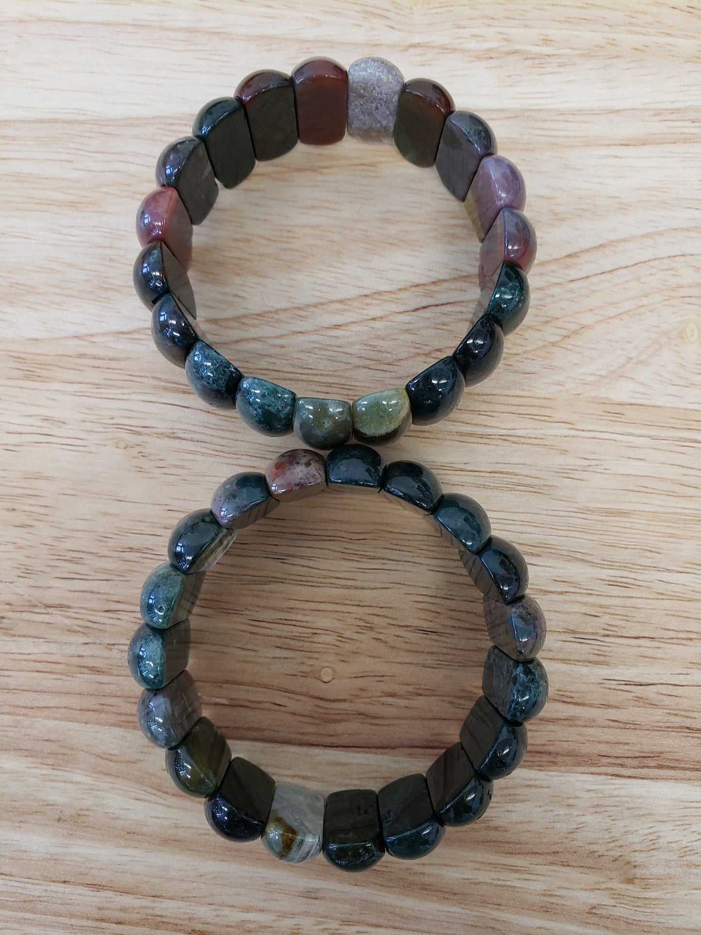Moss Agate Bracelets