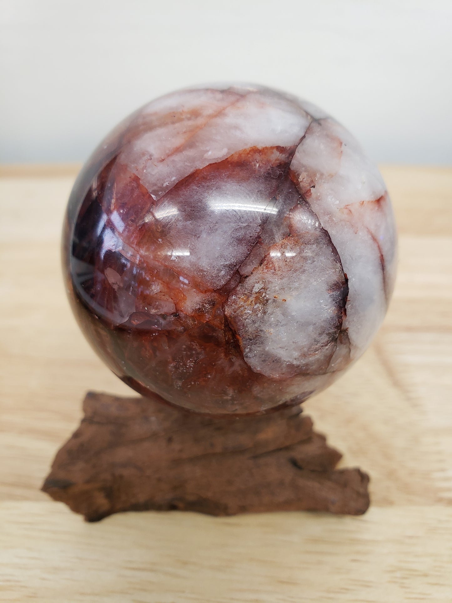 Fire Quartz Spheres