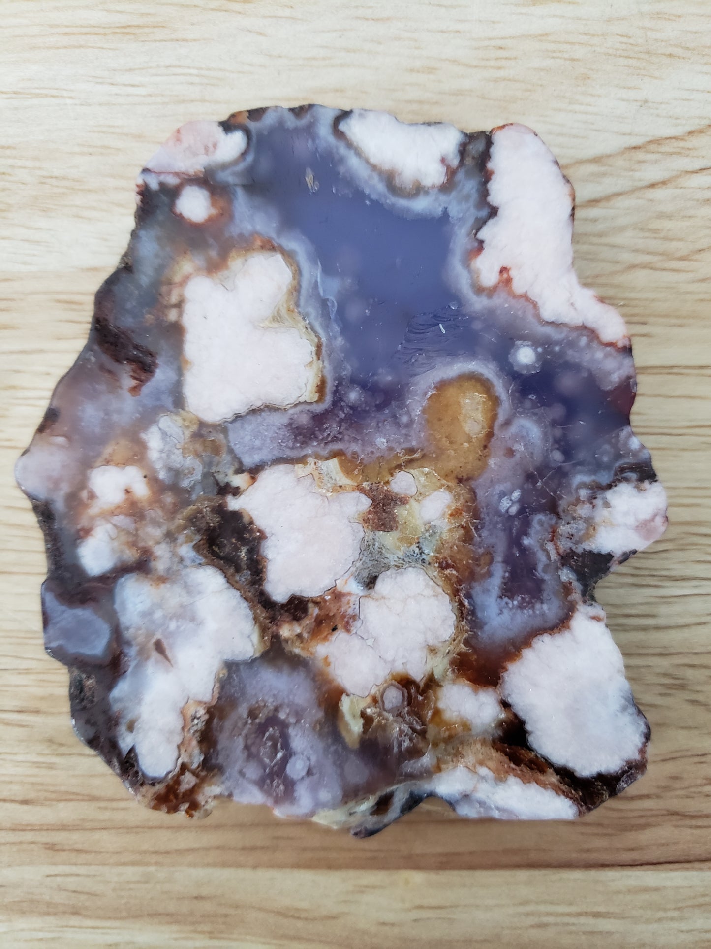 Blue Flower Agate Slabs