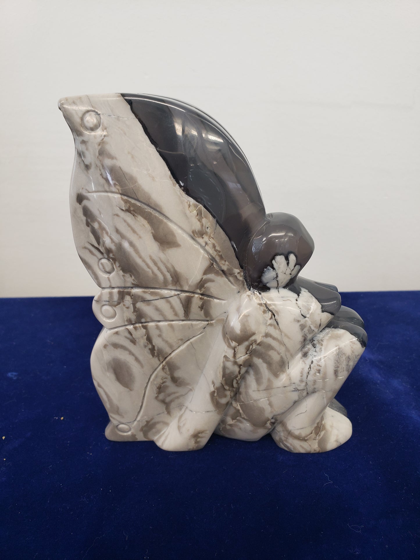 Volcano Agate Fairy Carving