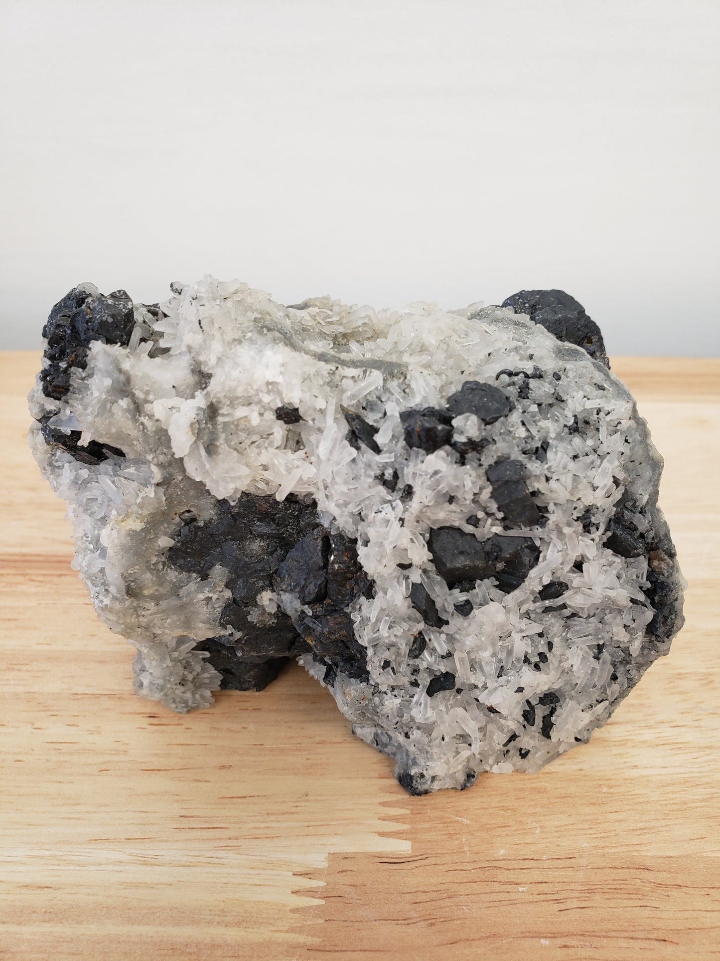 Black Tourmaline and Quartz Specimen