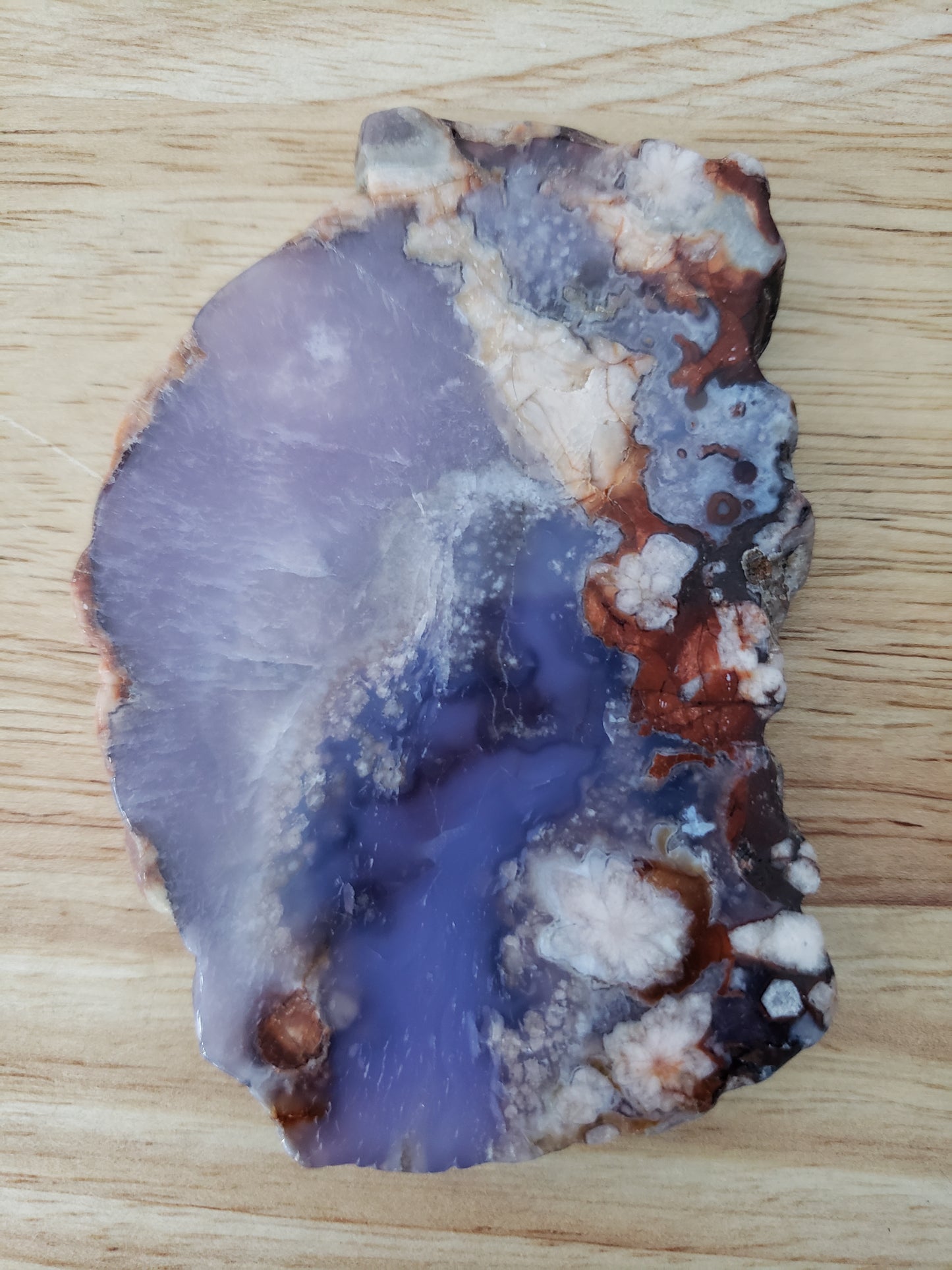 Blue Flower Agate Slabs