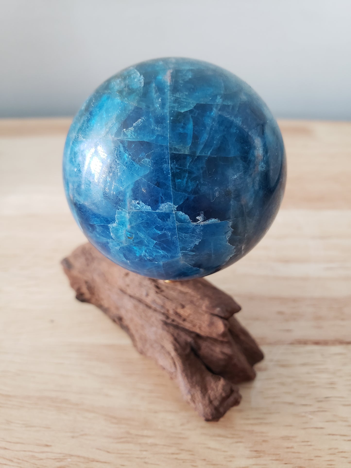 Blue Apatite Spheres