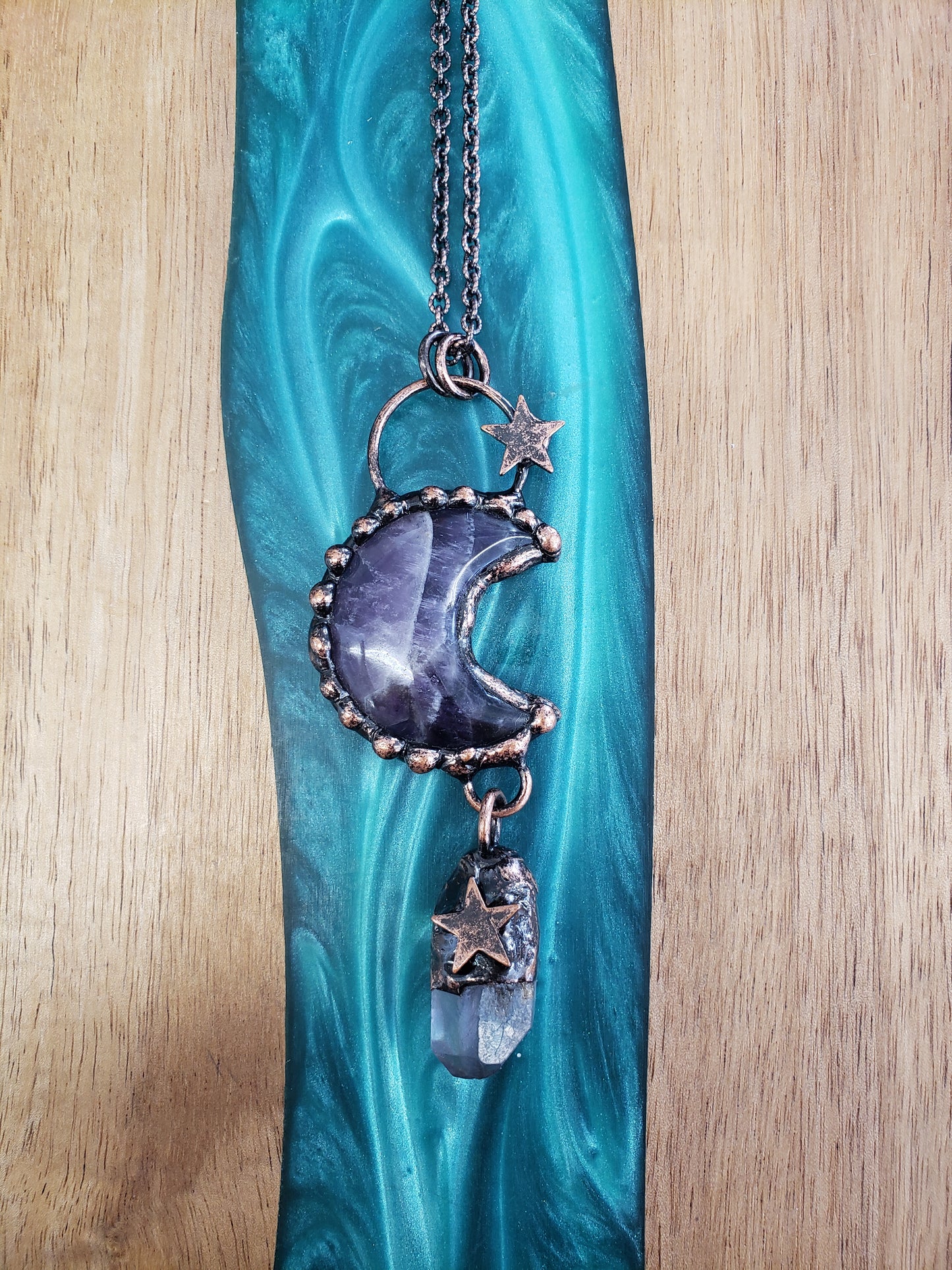Copper Moon Pendants