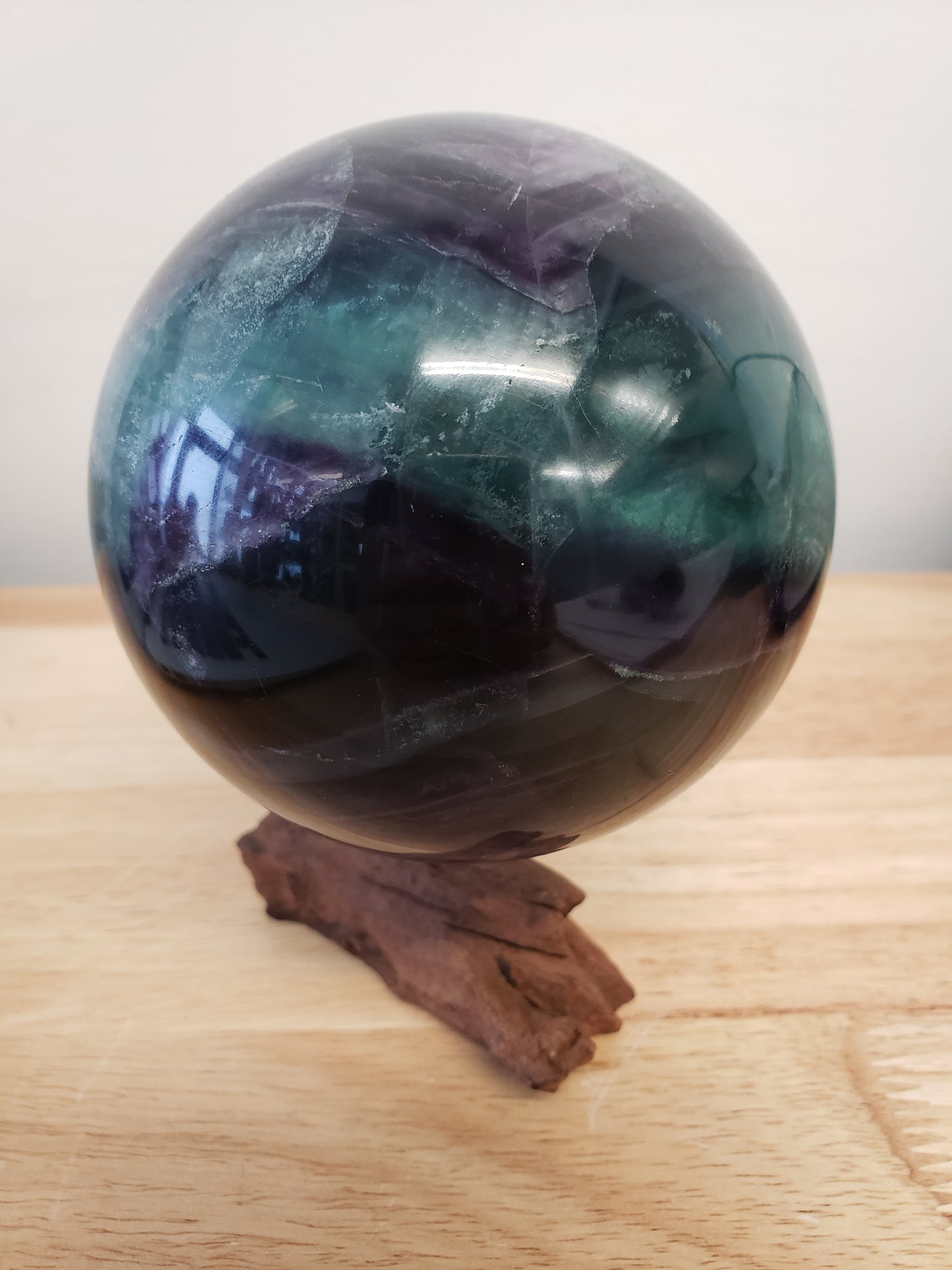 Rainbow Fluorite Spheres