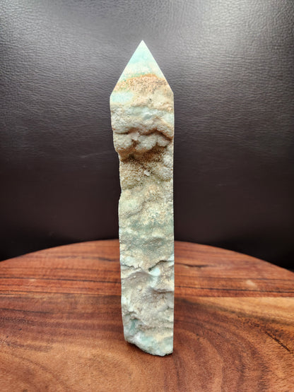 Blue Aragonite Druzy Tower