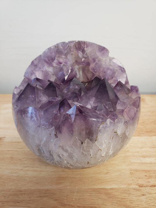Amethyst Druzey Cluster Sphere