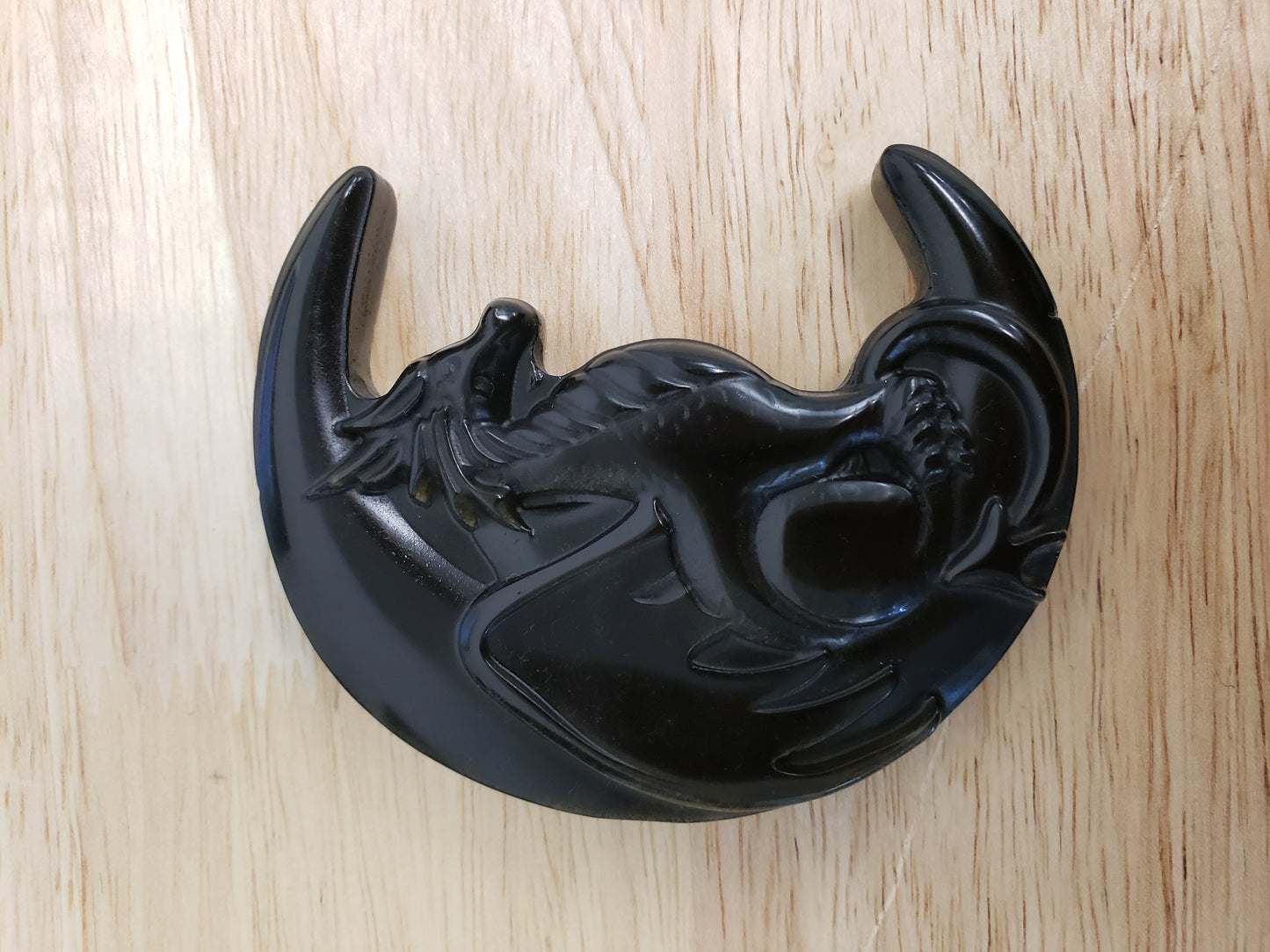 Gold Sheen Obsidian Dragon Moon