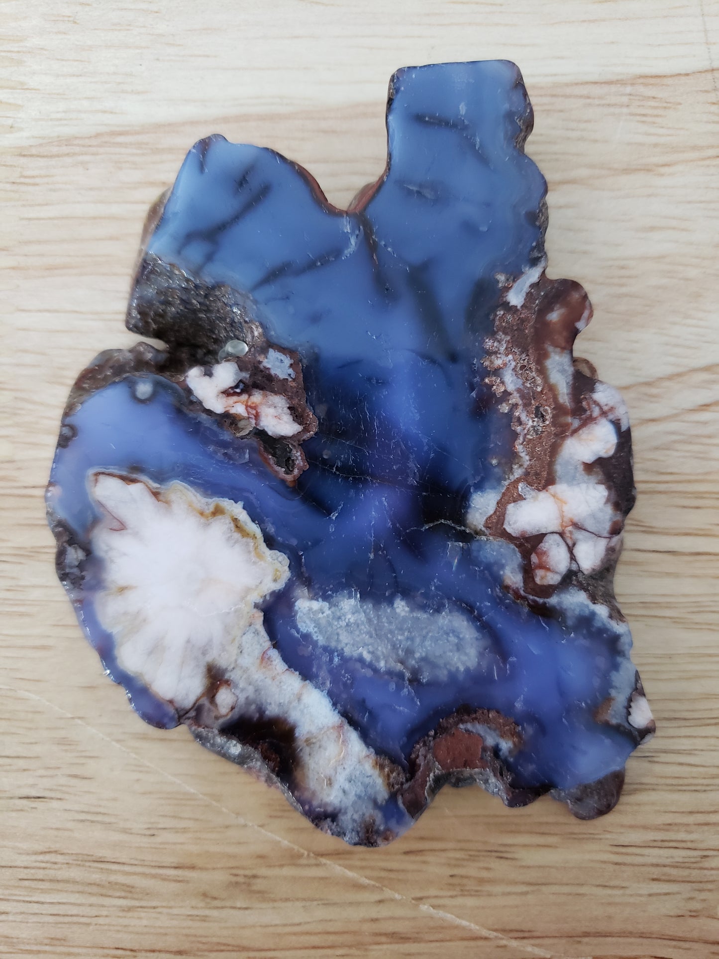 Blue Flower Agate Slabs