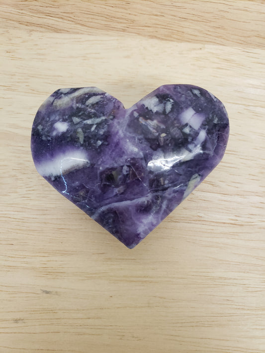 Amethyst Mini Heart