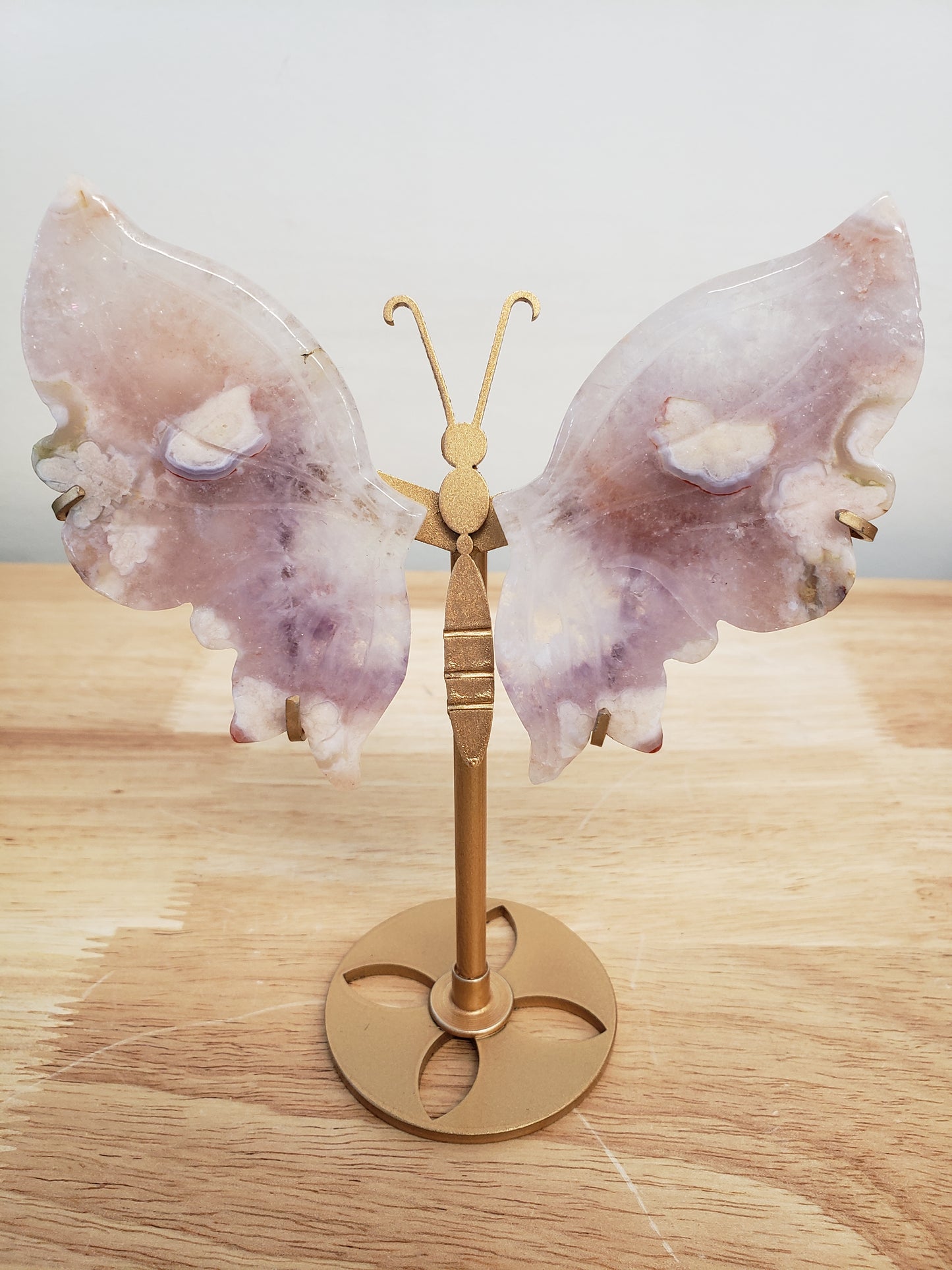Pink Amethyst Butterfly Wings