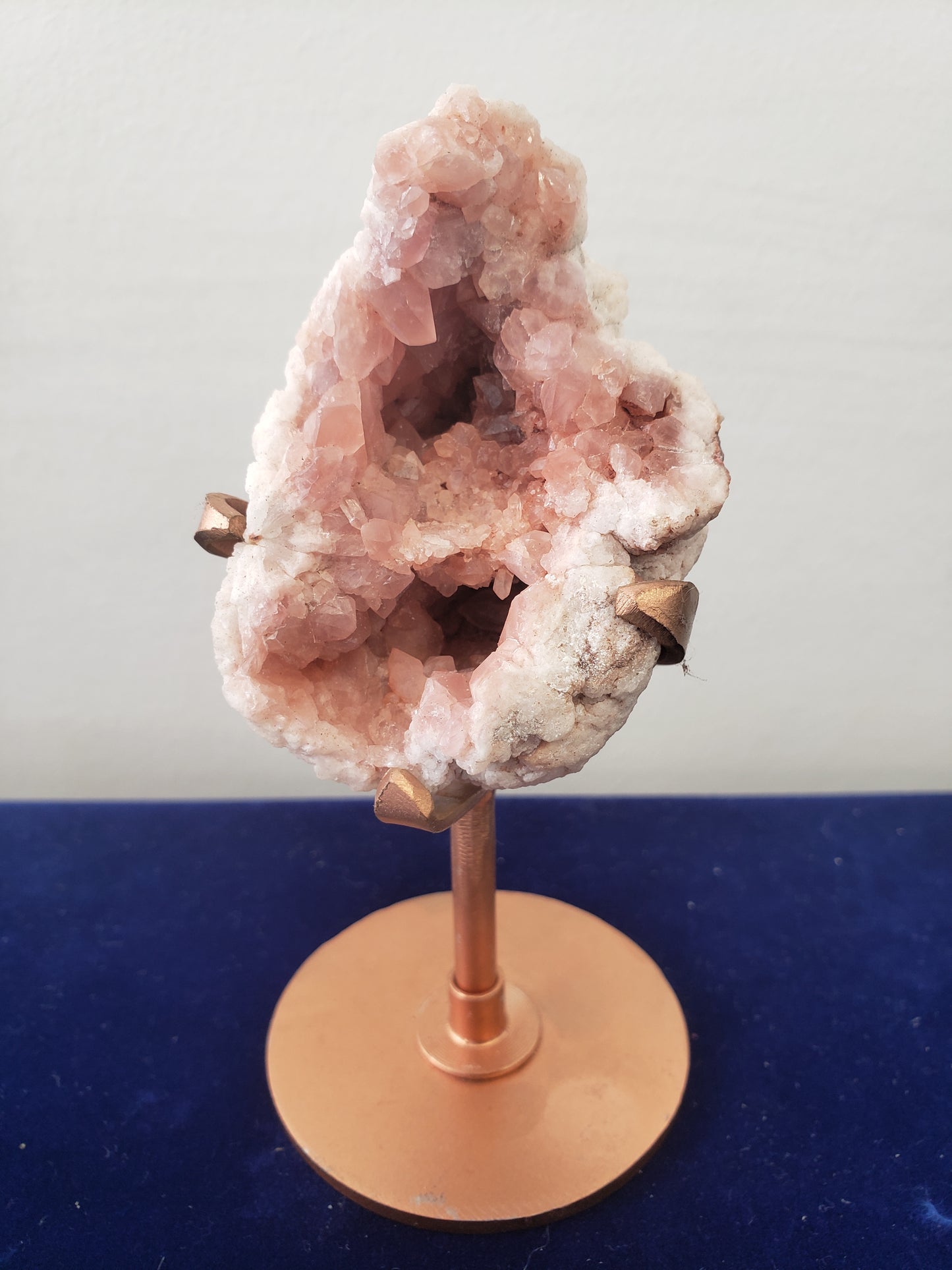 Pink Amethyst Geode with Stand