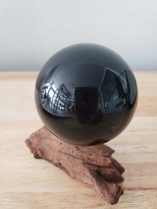 Rainbow Obsidian Spheres