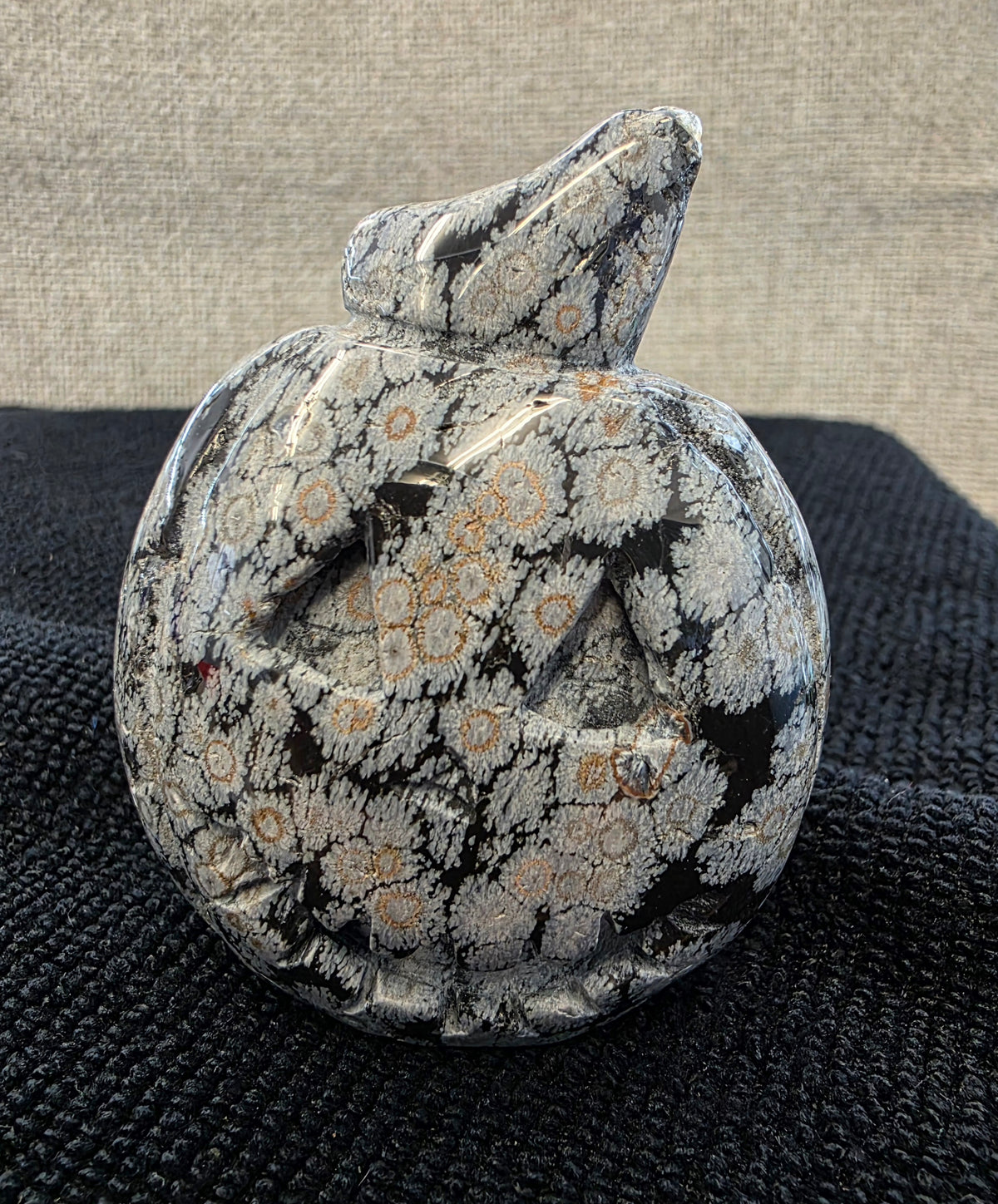 Snowflake Obsidian Jack'o'Lantern