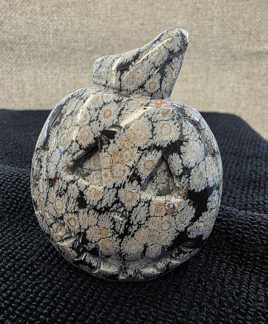 Snowflake Obsidian Jack'o'Lantern